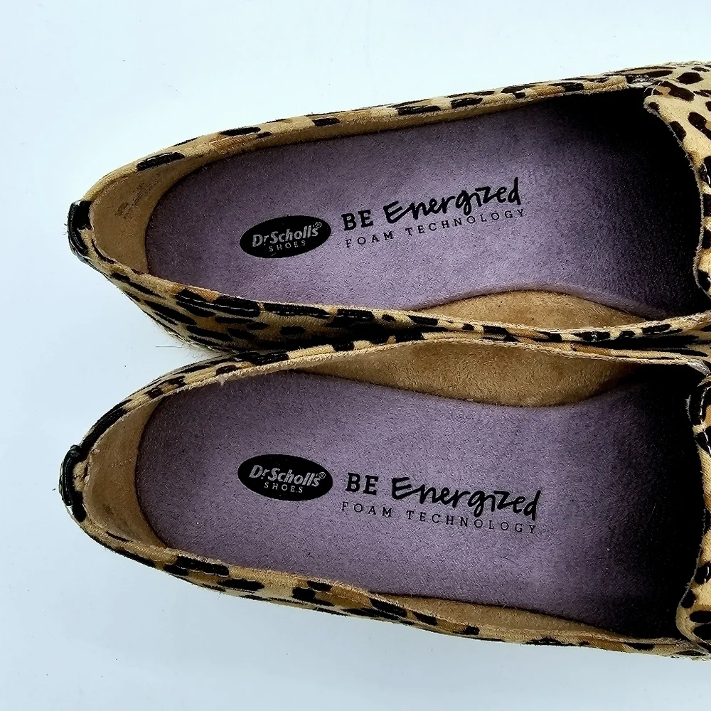 Dr. Scholl's Find Me Leopard Print Espadrilles size 9